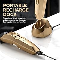 Vista 7 de Men's Beard Trimmer- All-in-One Trimmer with Precision Dial - Premium Facial Hair Groomer - Adjustable 20 Length Setting, USB Recharge Dock