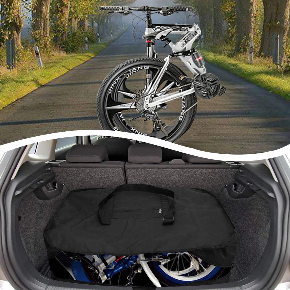 Exqline Borsa per il trasporto Bicicletta Copertura della Ruota Borsa 1680D Oxford per la Bicicletta Pieghevole 14-20 pollici Per Ciclismo MTB Viaggi Escursioni Metro