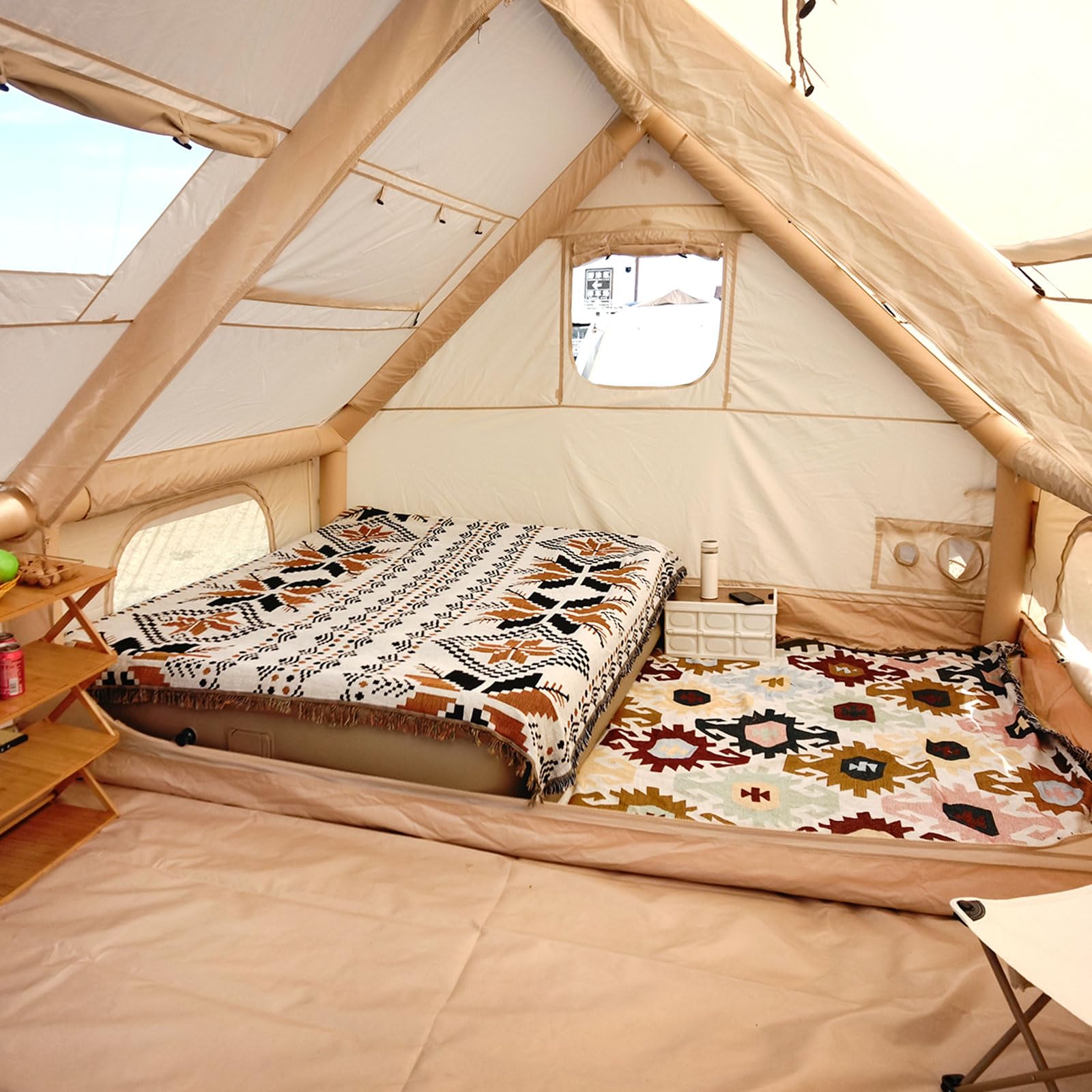 AISUNSS エアーベッド 空気ベッド 電動ポンプ内蔵 軽量 長さ198×幅152×厚さ40cm 耐荷重300kg 自動膨張 空気ベッド 高反発 極厚 膨脹式 Amazon.co.jp: AISUNSS エアーベッド 空気 ベッド 電動ポンプ内蔵 軽量