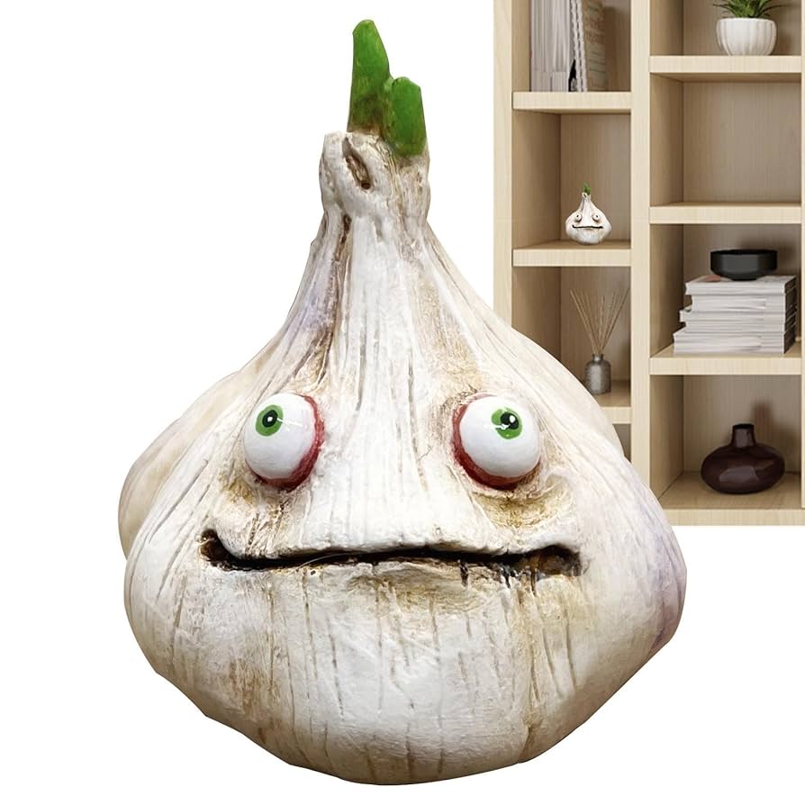 ニンニクのオブジェ　陶器 ニンニクのオブジェ 陶器 ニンニクのオブジェ 陶器