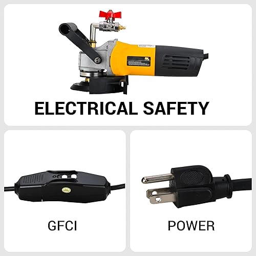 Miniatura 4 de SPW702A - Pulidor húmedo para encimera de hormigón, amoladora de velocidad variable, lijadora de piedra de granito, kit de herramientas de