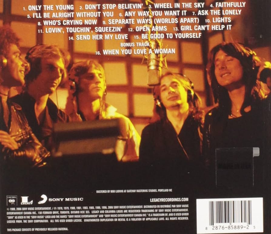 ジャーニー/グレイテスト・ヒッツ・DVD/出演:ジャーニー JOURNEY Journey（ジャーニー）｜『グレイテスト・ヒッツ～永遠の旅』来