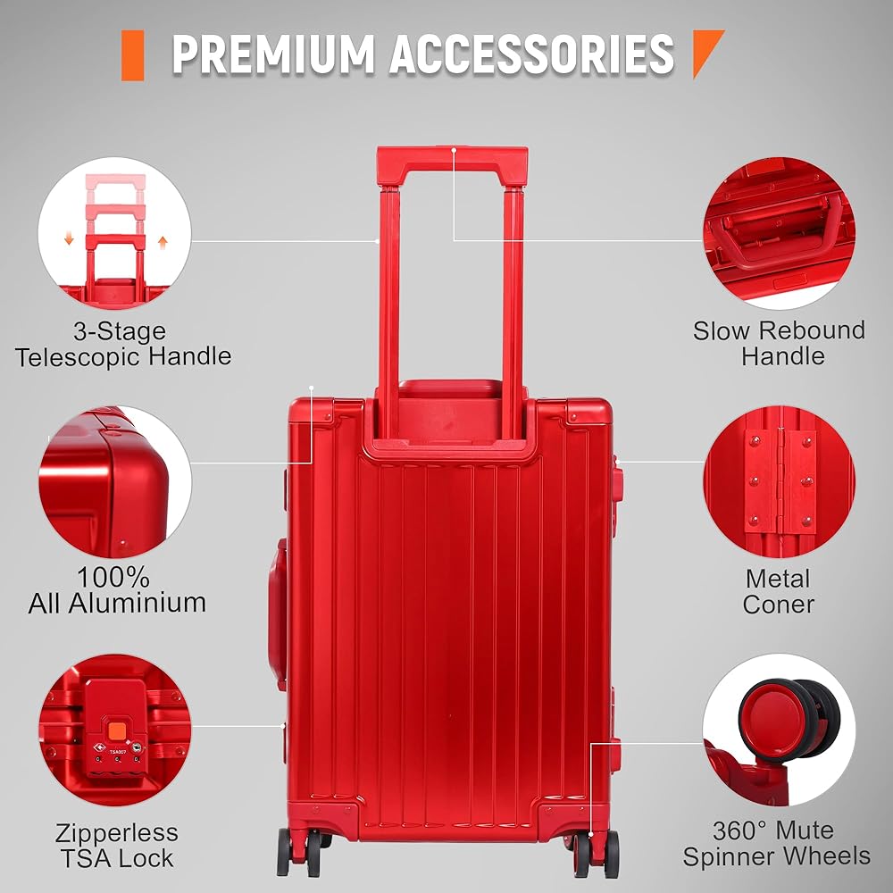Rira&noa　0906 Amazon.com | UrbanExplorer All Aluminum Carry On Luggage