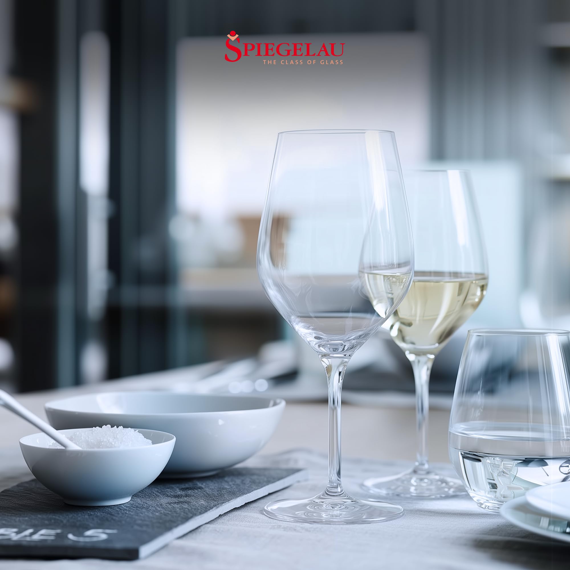 Spiegelau & Nachtmann - Authentis - Verres à vin et Carafe à décanter, Weißweinglas, Lot de 4