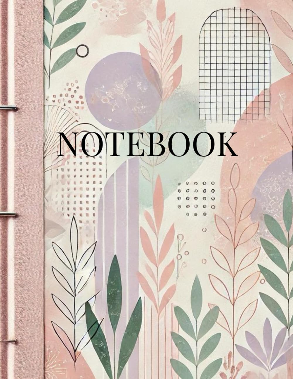 Elegant Pastel Roses College Ruled Notebook: Perfect for Women, 8.5 x 11 inches – Stylish Design for Note-Taking, Planning, and Journaling – A Perfect Gift for Women Who Love Subtle Elegance