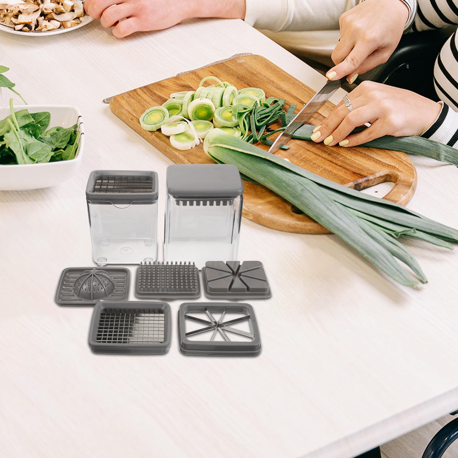Tagliaverdure Multifunzione in Abs per Frutta e Verdure
