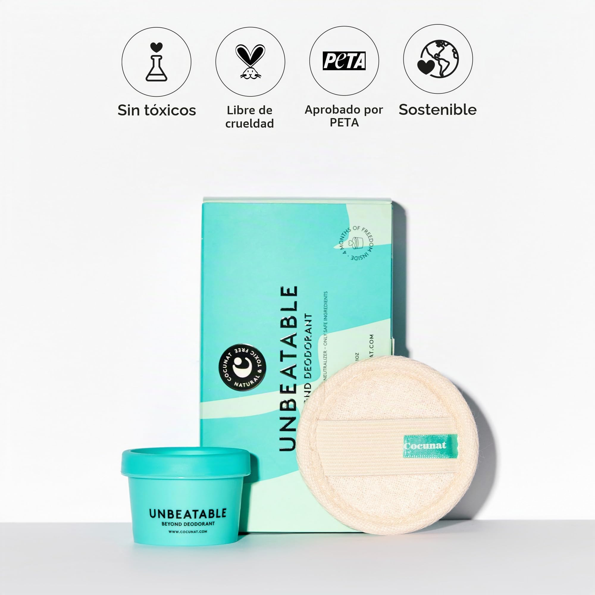 COCUNAT Pack Body Power + Desodorante en crema Reafirma y Reduce Celulitis | Reafirma y reduce la celulitis. Piel firme y fresca. Ingredientes naturales, vegano.