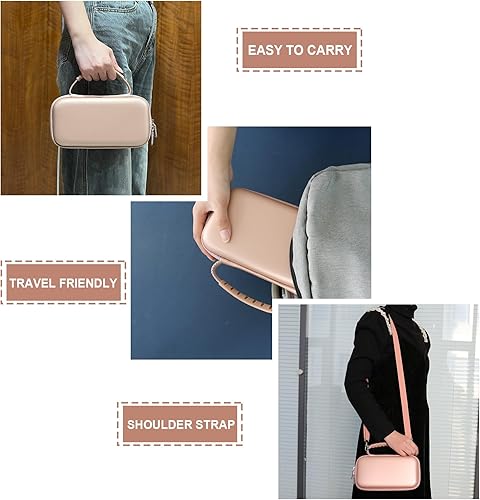 Miniatura 10 de Supmay Estuche rígido para inhalador de asma, espaciador de mano para niños y adultos, máscaras, soporte para inhalador, bolsa de viaje para asma,