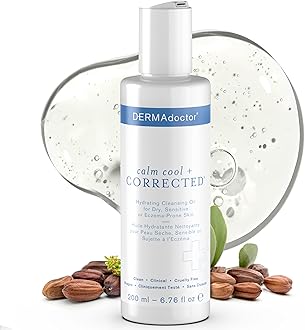 Jojoba Oil for Face Wash – Gentle Face Cleansing oil Makeup Remover for Sensitive Skin – Fragrance Free Dermatologist Tested Hydrating Cleanser with Jojoba & Hibiscus Extract, 6.67 fl oz