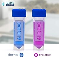 Vista 3 de iQBac Kit de prueba de control UV, paquete de 4 Kit de prueba para verificar la eficacia de los sistemas de tratamiento de agua Detecta