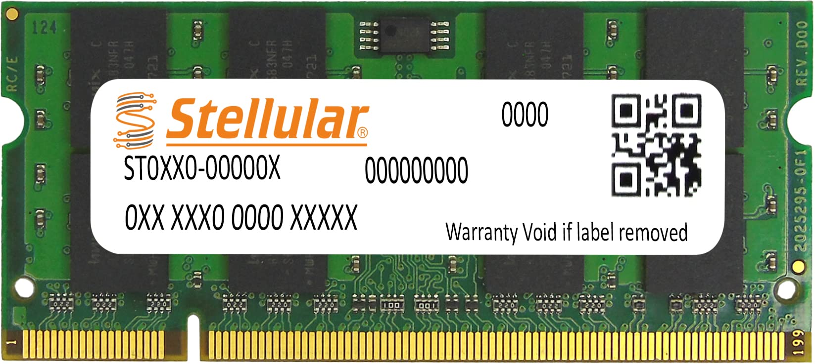 Stellular 6400 (800 MHZ) DDR2 2 GB Laptop (ST2GD2-6400S) Ram with 3 Years Warranty