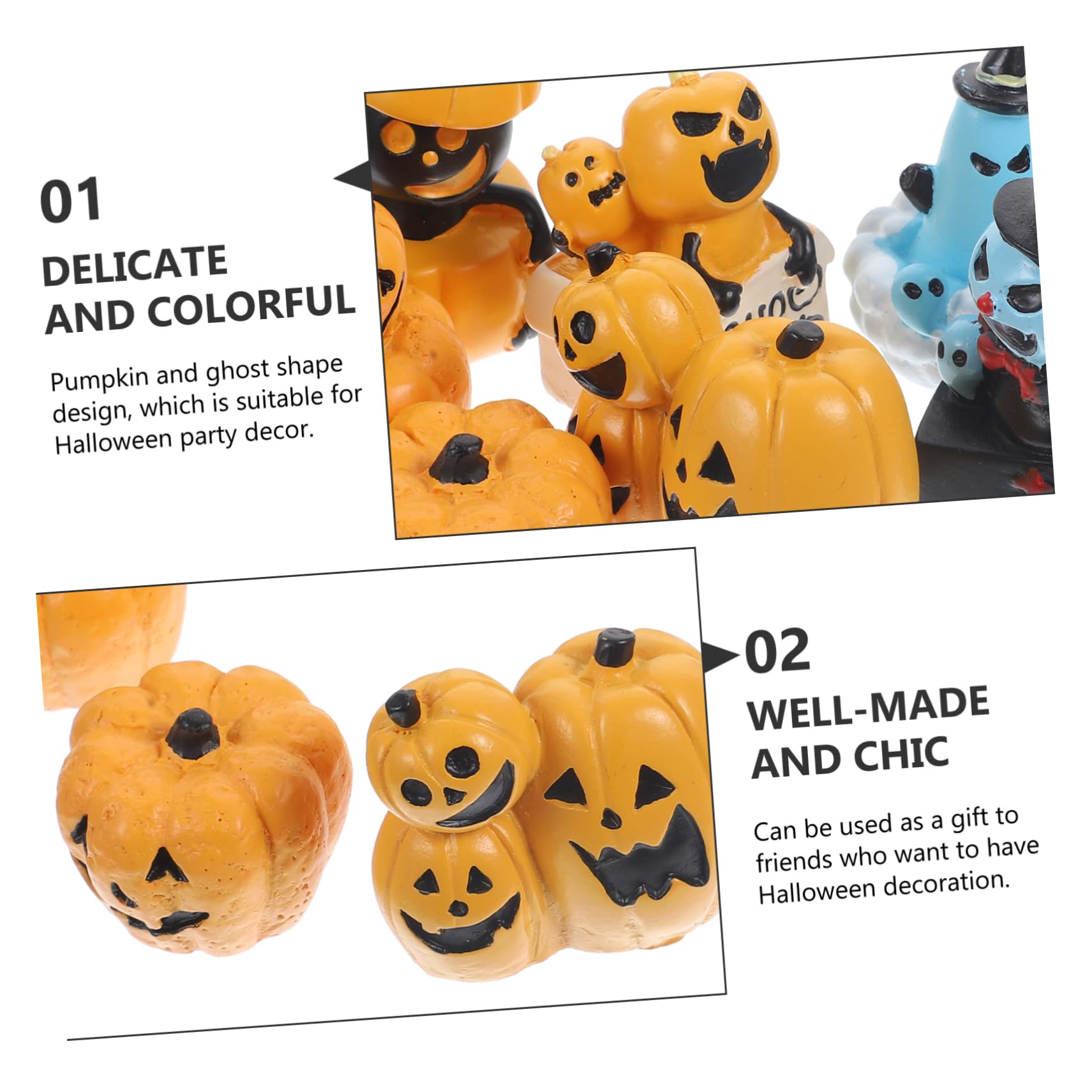 Amazon.co.jp: CIMAXIC 7個 ハロウィン 飾り手作りミニモデル