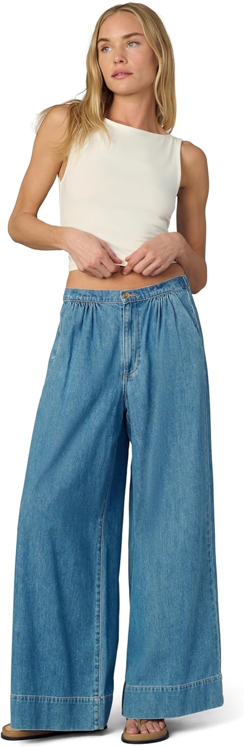 Joe's Womens The Ruched High Rise Wide Leg Palazzo Pant - Image 6