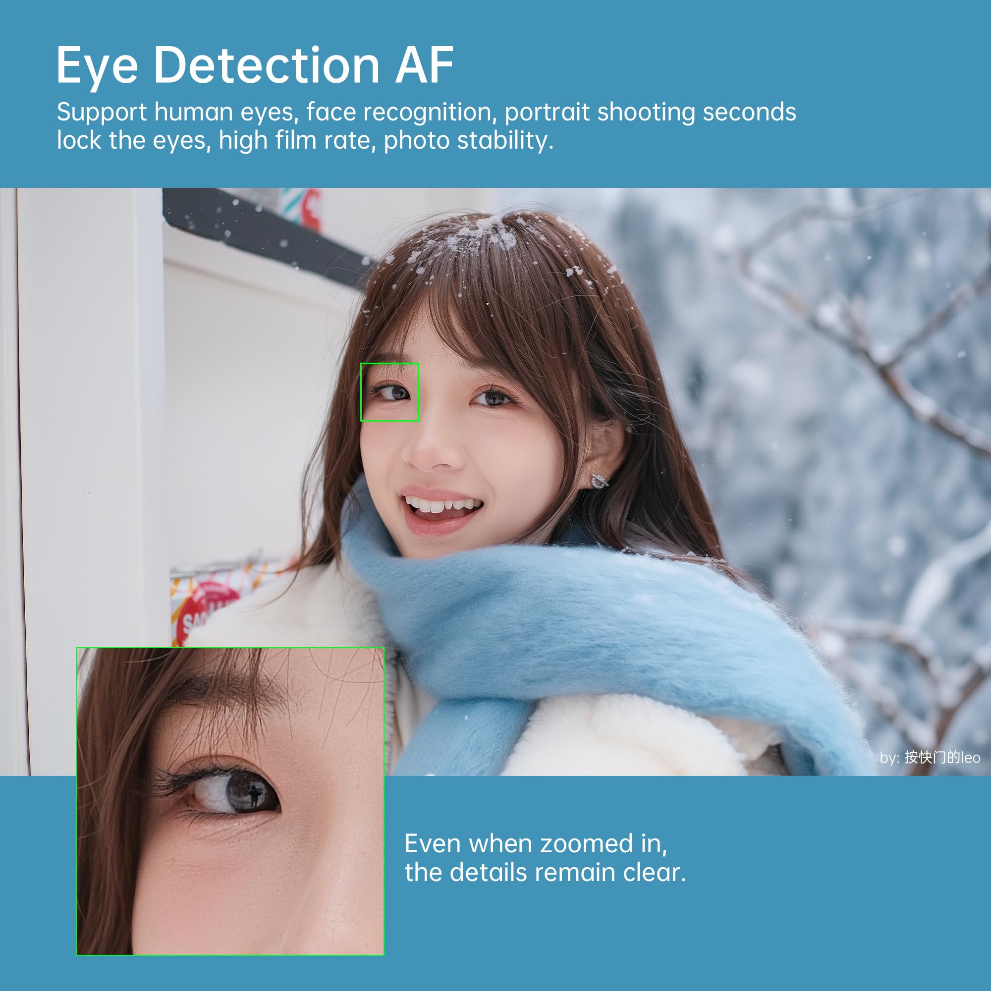 Objectif 7Artisans AF35mm F1.8 APS-C Frame Lite à Grande Ouverture F1.8 Compatible avec la Reconnaissance faciale et oculaire Compatible avec Les appareils Photo Fujifilm Fuji X-H/T/T30/S/E/A