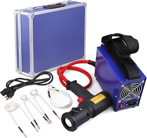 ICZW Calentador de inducción de 1500 W magnético automotriz sin llama, de mano, eliminación de pernos oxidados herramienta de extracción de