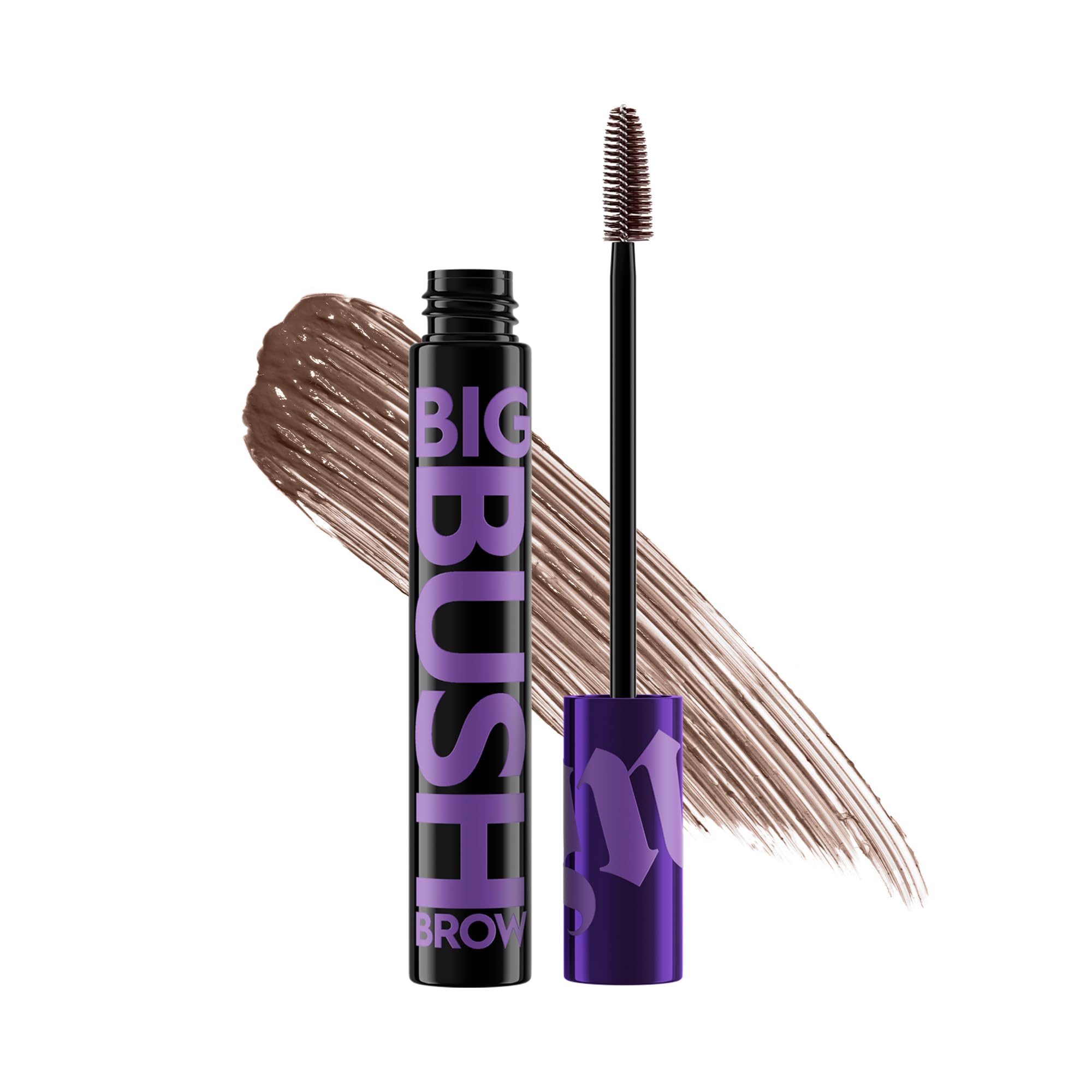 Urban Decay Big Bush Volumizing Tinted Eyebrow Gel, Waterproof, Smudge-Resistant, Flake-Resistant, Buildable Brow Gel Fibers, Long-lasting, Up to 24 HR Hold, Nourishing Castor Oil, Vegan - 0.19 fl oz