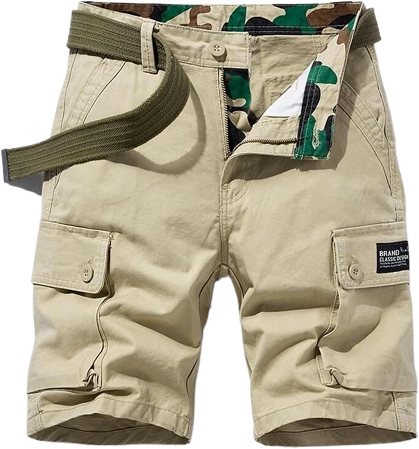 Summer Men Cotton Cargo Shorts Beach Jogger Shorts Men Tactical Casual Shorts Male