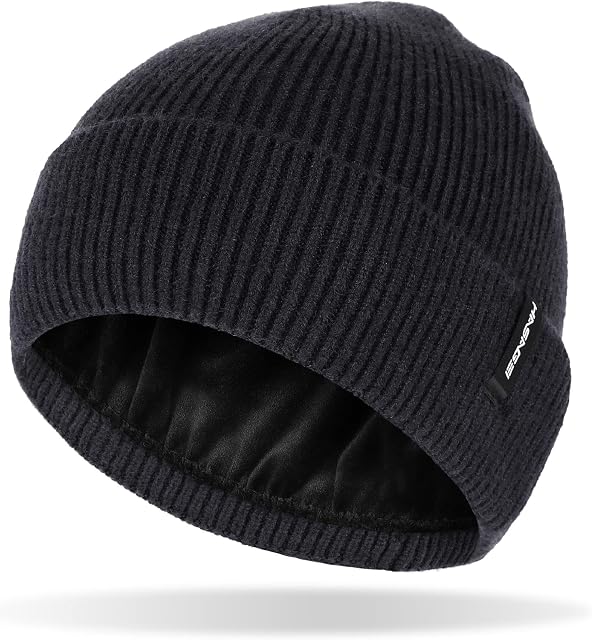 HASAGEI Beanie Hat Men Women Winter Hat Fashion Wolly Hat Knit Cuffed Hat with Warm Lining Soft Comfortable Thermal Windproof Hats Gifts for Him or Her