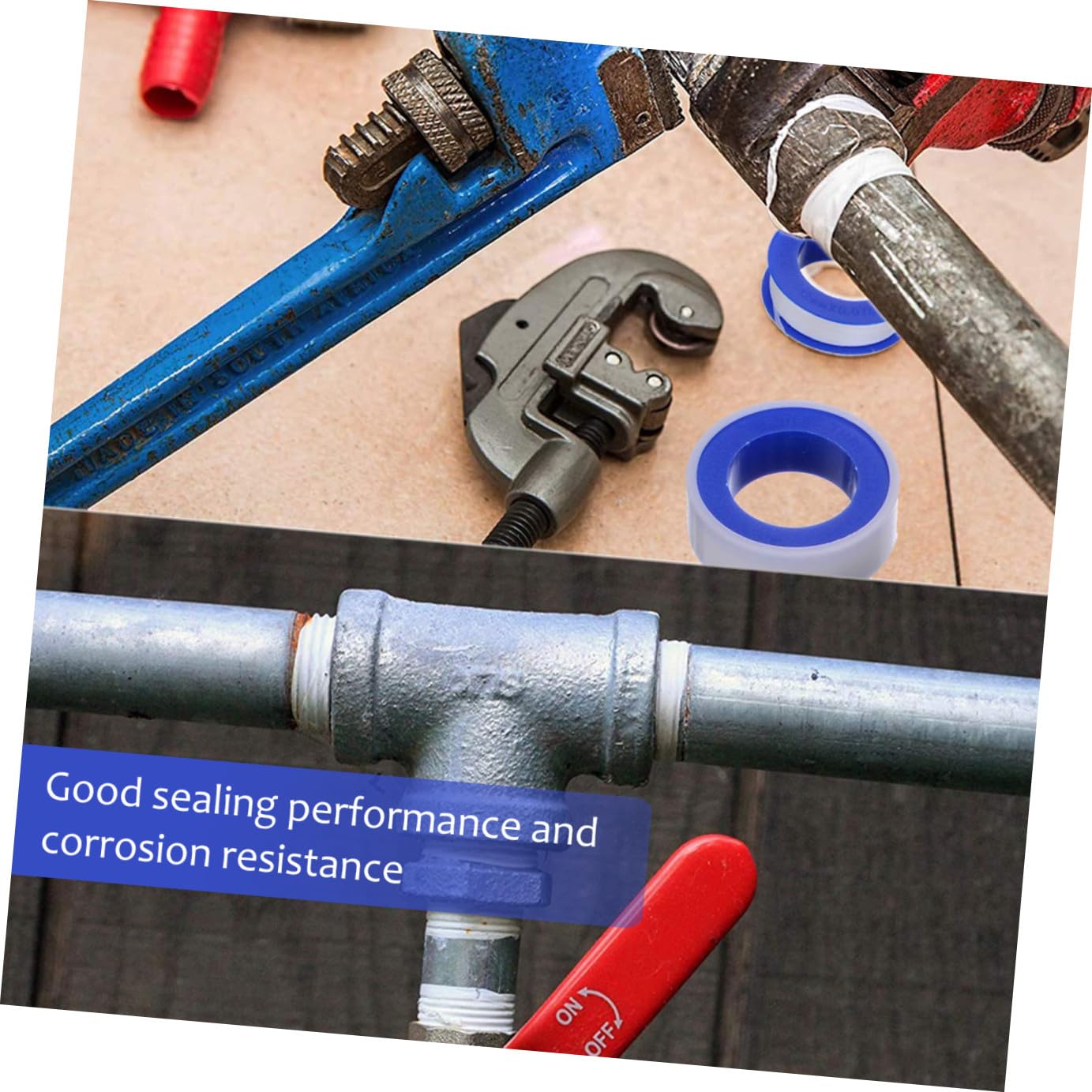 Thread Seal Tape 30 Rolls PTFE Plumbing Sealant for Water Lines