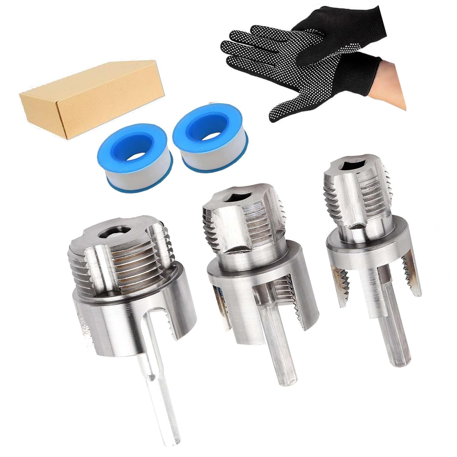 Professional Pipe Tap Pipe Threader Set with Carbon Steel Construction for Durability Thread Cutting Projects Threader