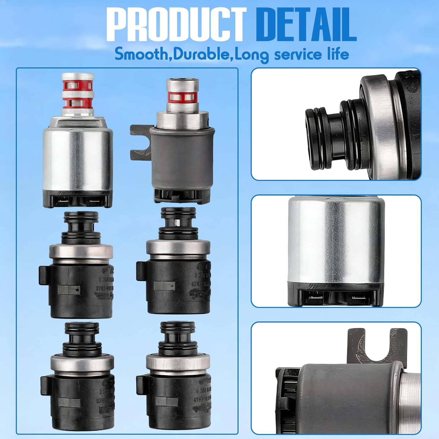 4R44E 4R55E 5R44E 5R55E Transmission Solenoid Kit For Ford Ranger, For Explorer Sport Trac, For Explorer, For Aerostar, For Mazda B2300 B2500 B4000