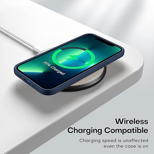 Miniatura 8 de CellEver Funda de silicona para iPhone 13 Pro Max 2 protectores de pantalla de vidrio incluidos Prueba de caídas Funda protectora de goma de gel