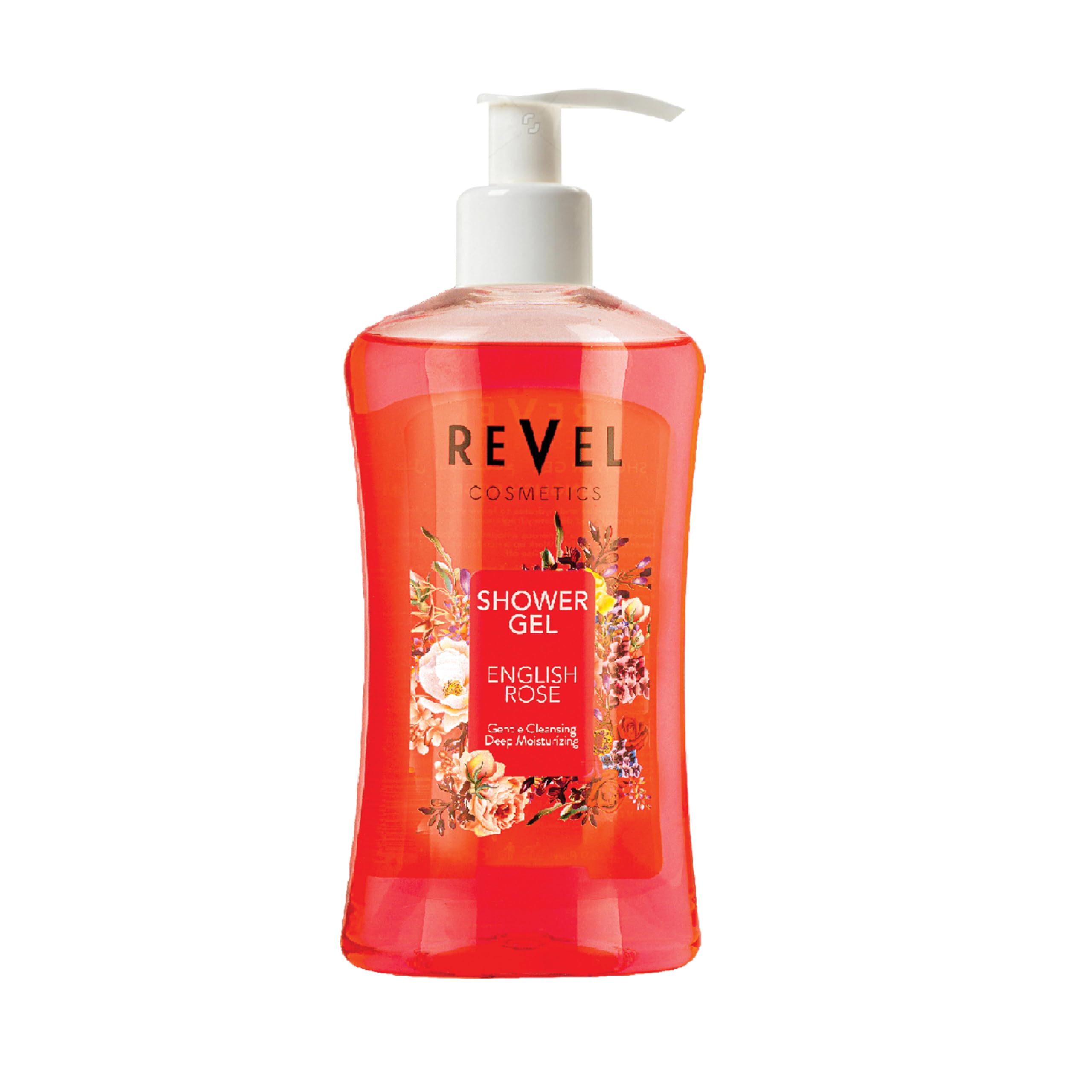 English Rose Shower Gel 1000ml Red, Gentle Cleansing, Deep Moisturizing, Daily Use, Moisturising Body Wash, For Men & Women, Bath & Body, For All Skin Types