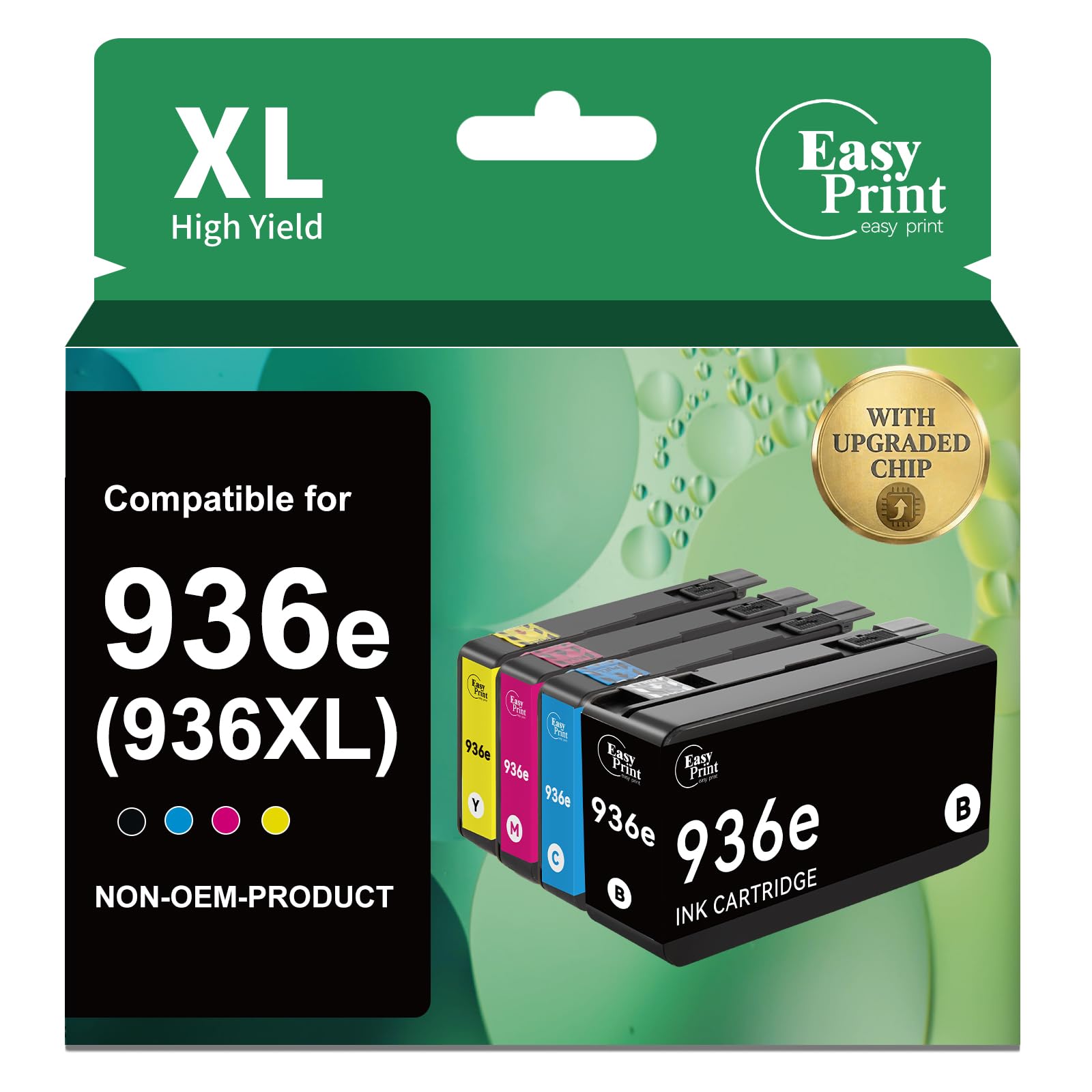 Photo 1 of EASY PRINT 936XL Ink Cartridges for HP OfficeJet Pro 9125e