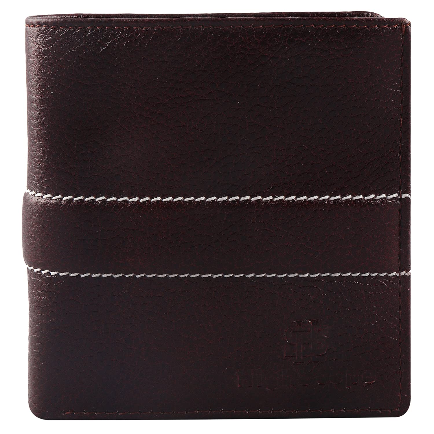 HIGHSCOPE Men & Women Evening/Party, Travel, Ethnic, Evening/Party Brown Genuine Leather RFID Wallet (8 Card Slots) (Brown)