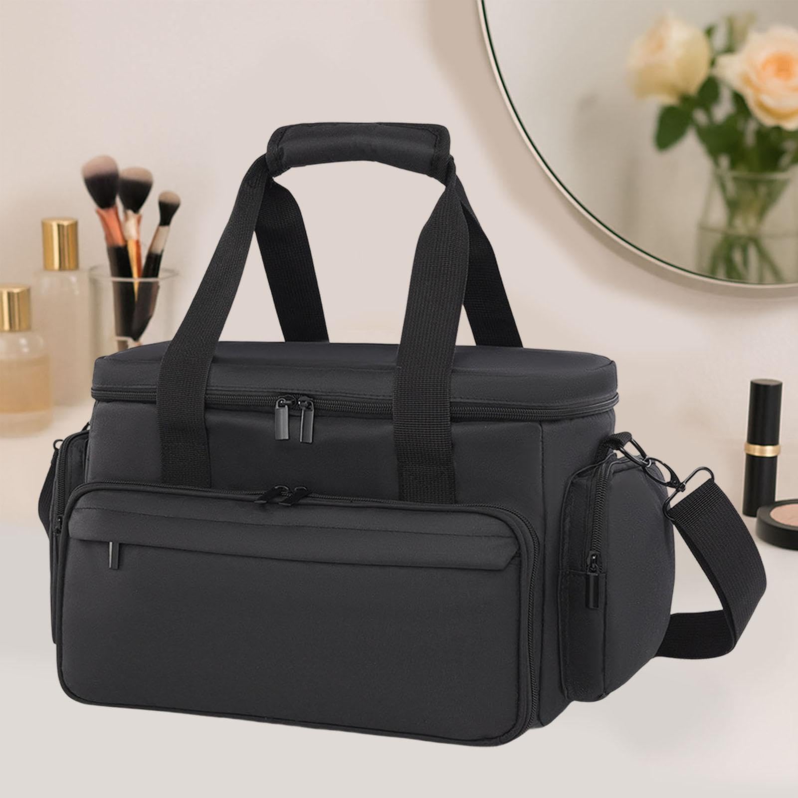 Abnehmbarer Make up Koffer, reisefreundlich, wasserdicht, Kosmetiktasche, Oxford Stoff für Beauty Zubehör, abnehmbare Kosmetik Organizer