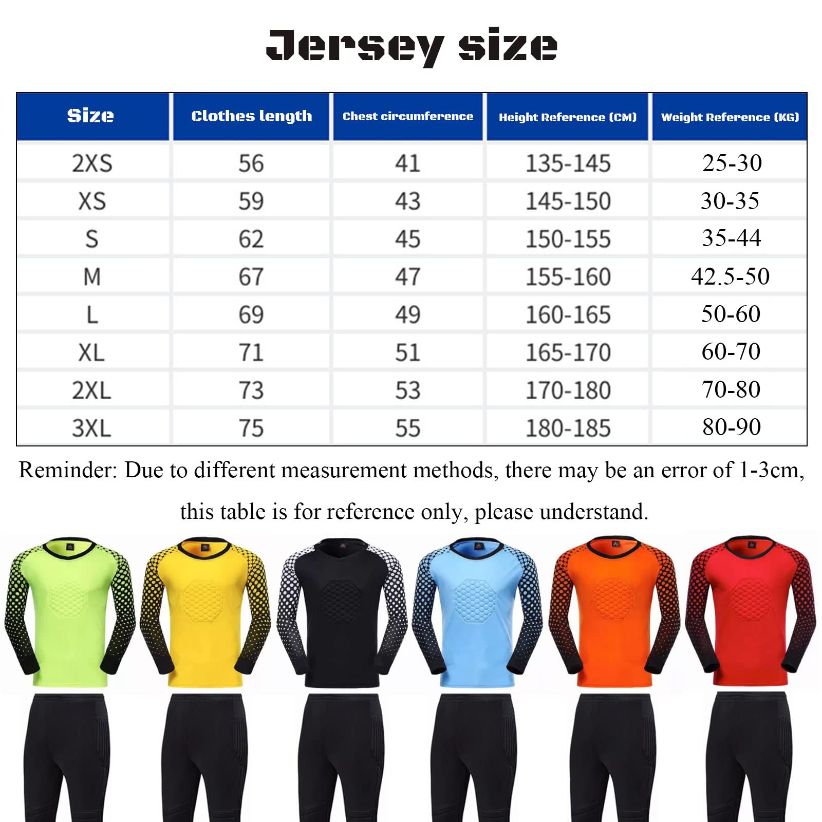Camiseta de Portero de fútbol para niños Camisetas y Pantalones de fútbol Personalizados para Adultos con Nombre número Logotipo del Equipo Kit de fútbol Personalizado