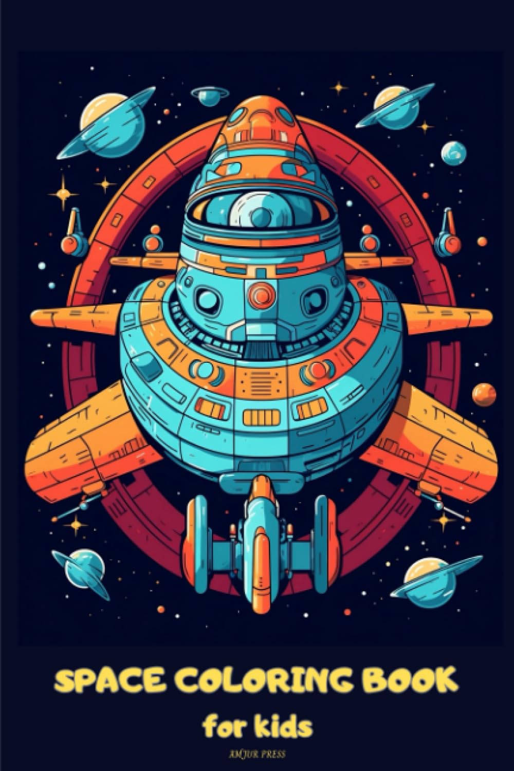 Space Coloring Book for Kids ages 8-12: 80 Space Pictures to Colour for Children's