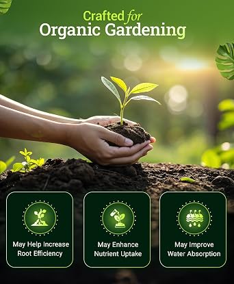 Happy Frog Jump Start Fertilizer - 3-4-3 Blend with Calcium & Mycorrhizal Fungi - Supports Early Growth & Root Development - Phosphorus Fertilizer for Transplanted Seedlings & Re-Potted Plants - 4 lb