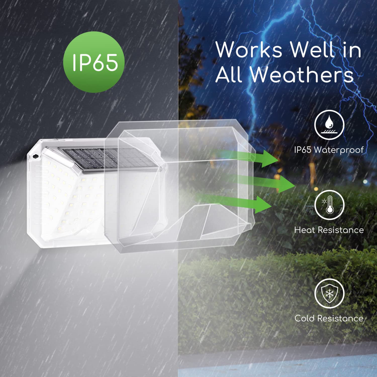 Aigostar Luz Solar Exterior,Luces LED Solares Exteriores【16 Pack / 3 Modos】con Sensor de Movimiento,270º Impermeable IP65 para Jardín Camino Entrada Garaje Patio