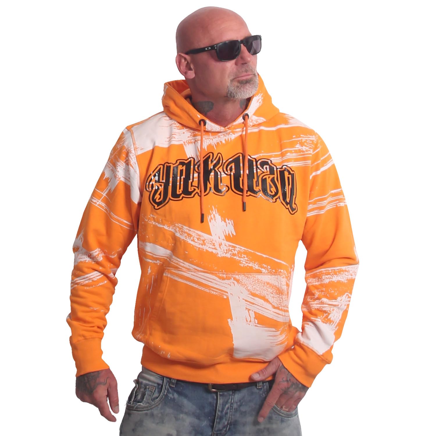 Yakuza Herren Care Allover Hoodie Kapuzenpullover