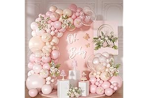 Pink & Light Pink Balloon Arch Garland Kit