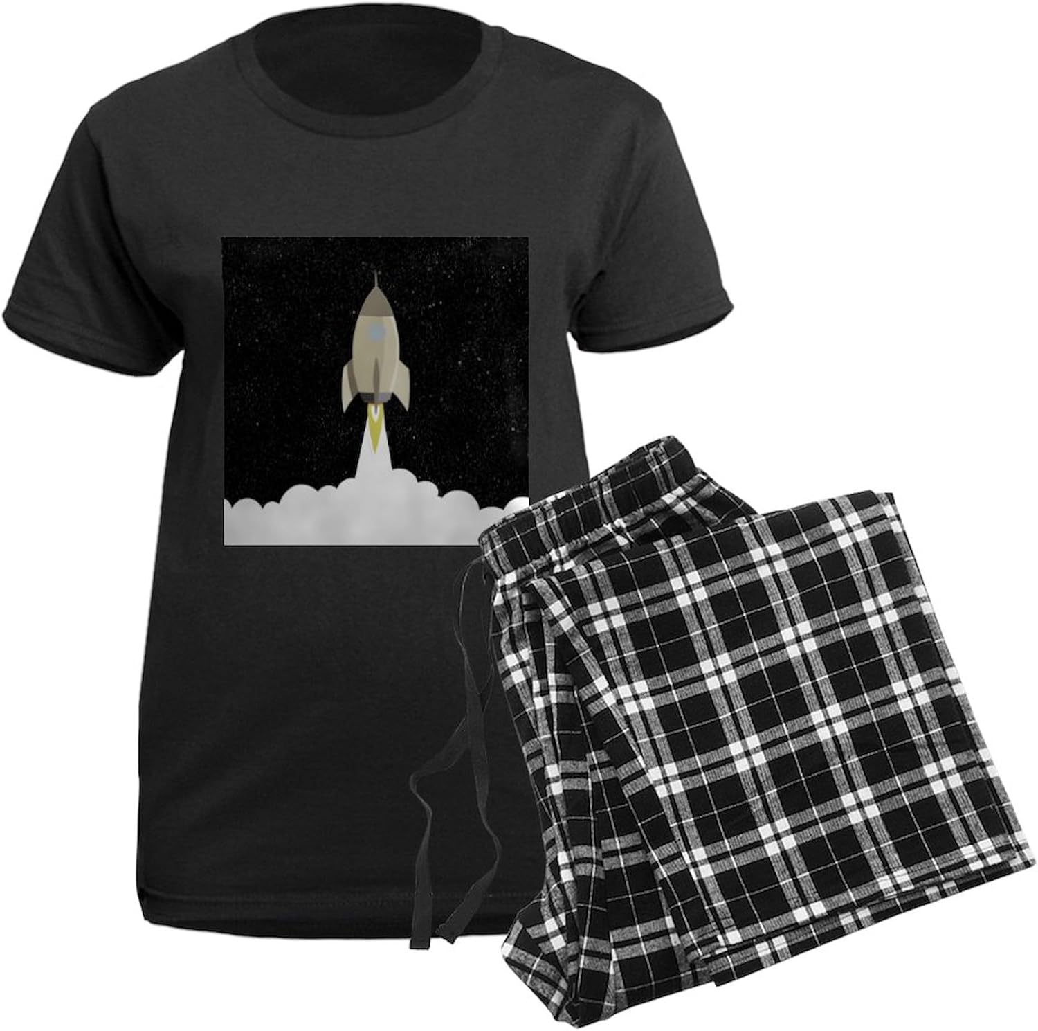 CafePress Rocket Blast Off Pajamas Womens Novelty PJ Sleepwear
