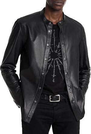 John Varvatos Mens Bernard Shirt Jacket