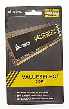 CORSAIR DDR4-2400MHz デスクトップPC用 メモリ VALUE Select シリーズ 4GB [4GB×1枚] CMV4GX4M1A2400C16 Amazon | CORSAIR DDR4-2400MHz デスクトップPC用 メモリ VALUE