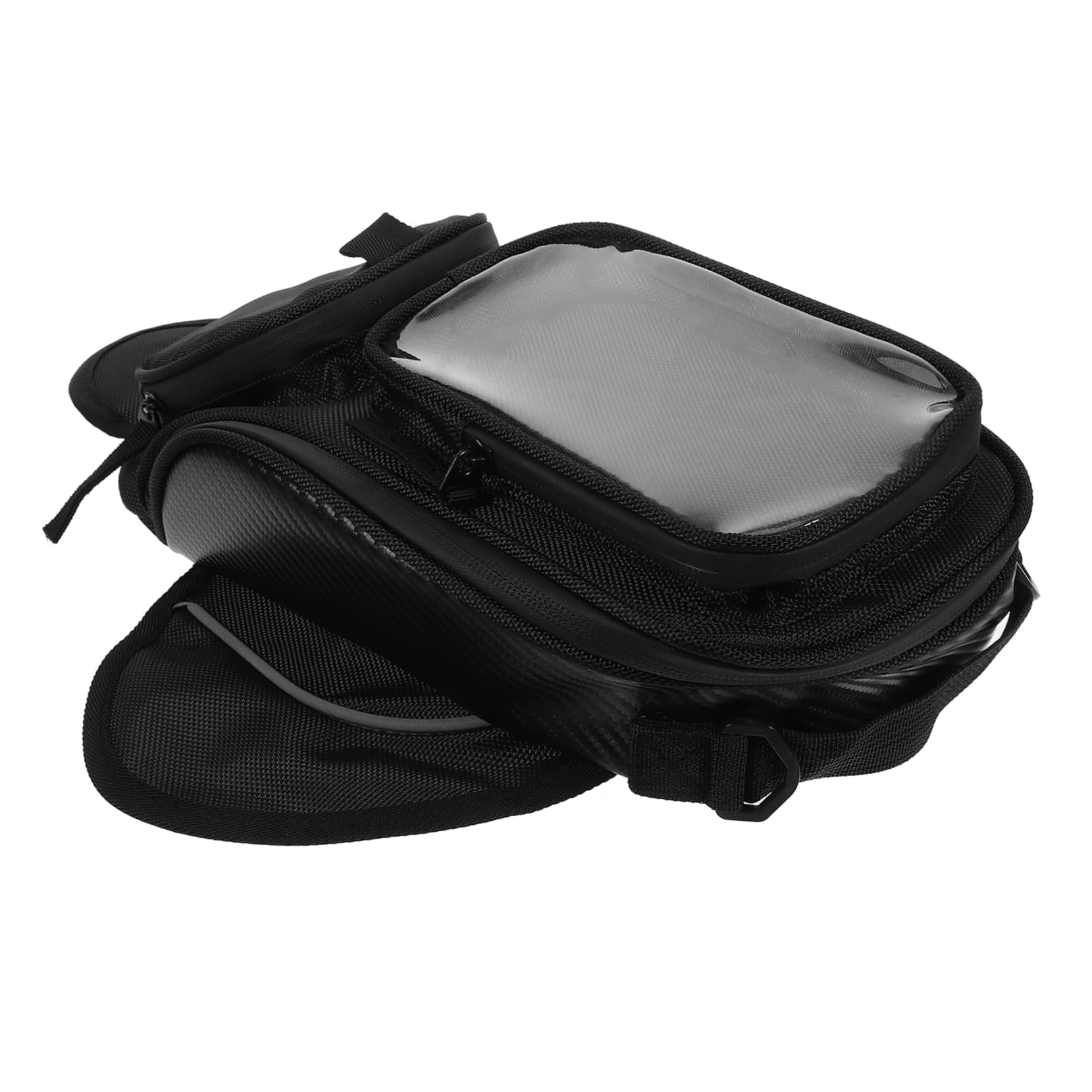 FUNOMOCYA Magnetic Tank Bag for Motorcycle Portable Accessory Bag Earphone Slot Weatherproof Design