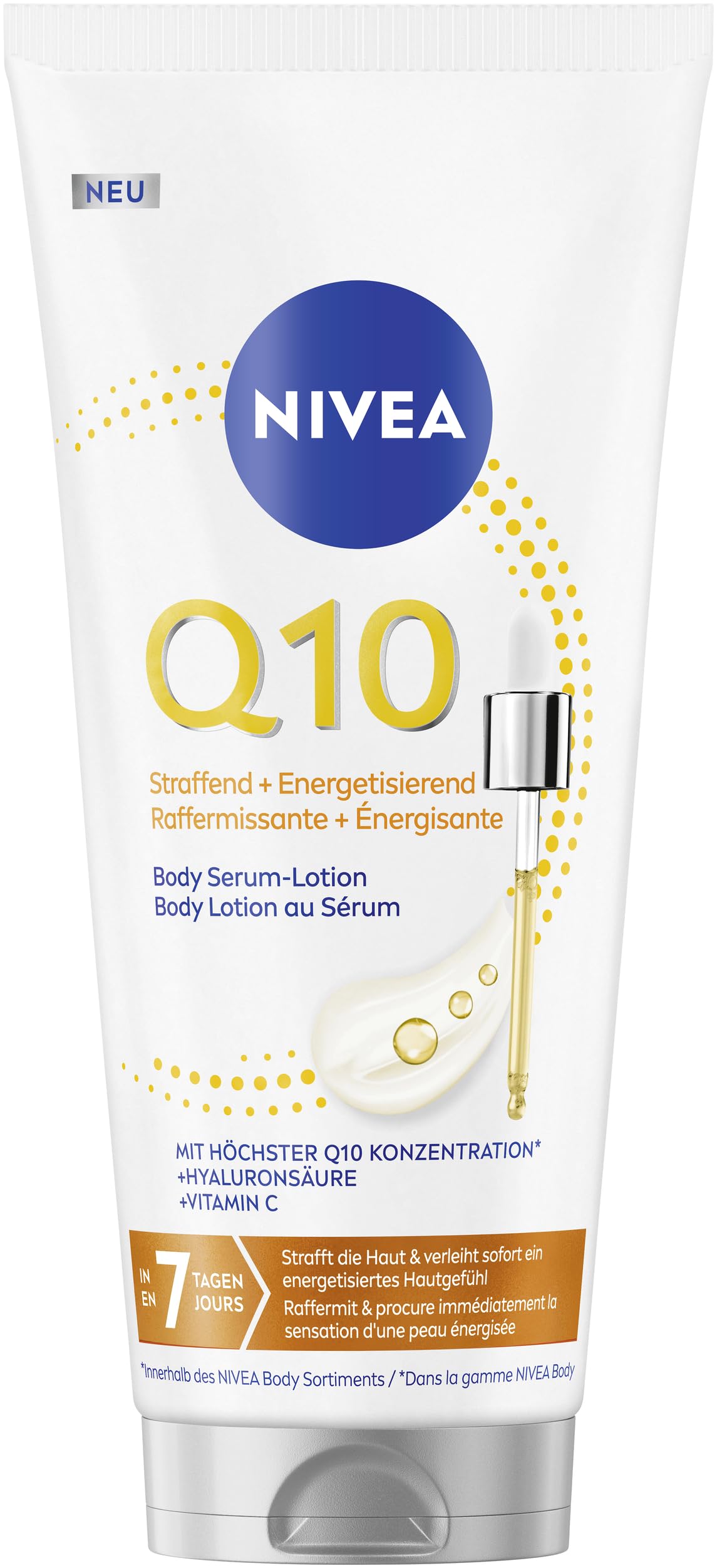 NIVEA Body Serum-Lotion Straffend + Energisierend, 200 ml