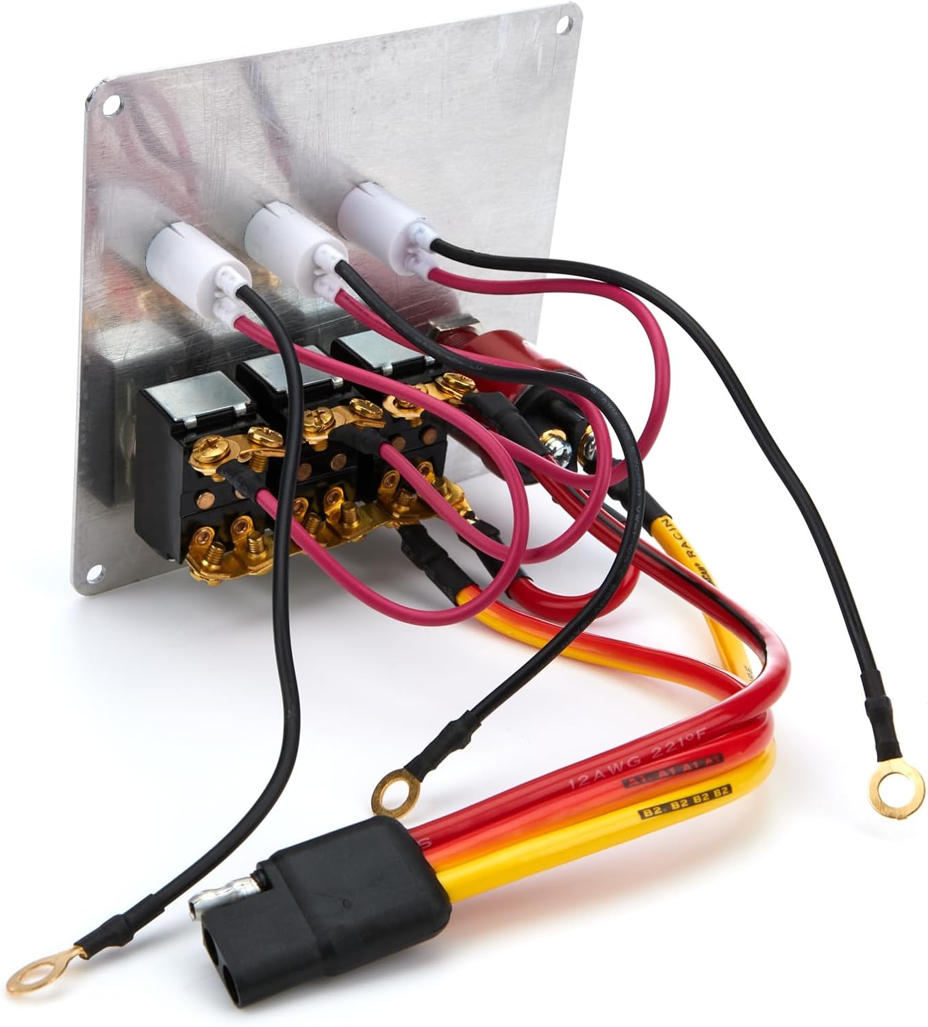 QuickCar Racing Products 50-025 4-3/8" High Ignition Switch with 2 Indicator Lights