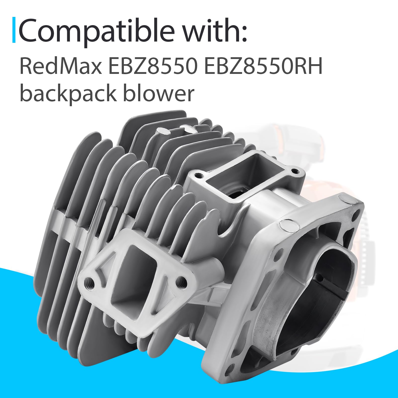 Cylinder Piston Kit Compatible with RedMax EBZ8550 EBZ8550RH Backpack Blower Replace 587655101 587955101