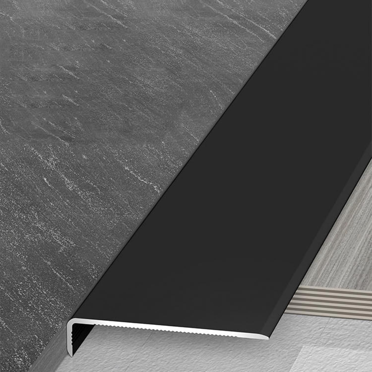 MPOWRX Aluminum Stair Edge Corner Protectors, 90° Angle Threshold ...