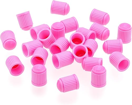 Vista 31 de 30 piezas de tapas de vástago de válvula de neumático TPMS, tapas de vástago de válvula de rueda de plástico negro para TR20008 TPMS, tapas