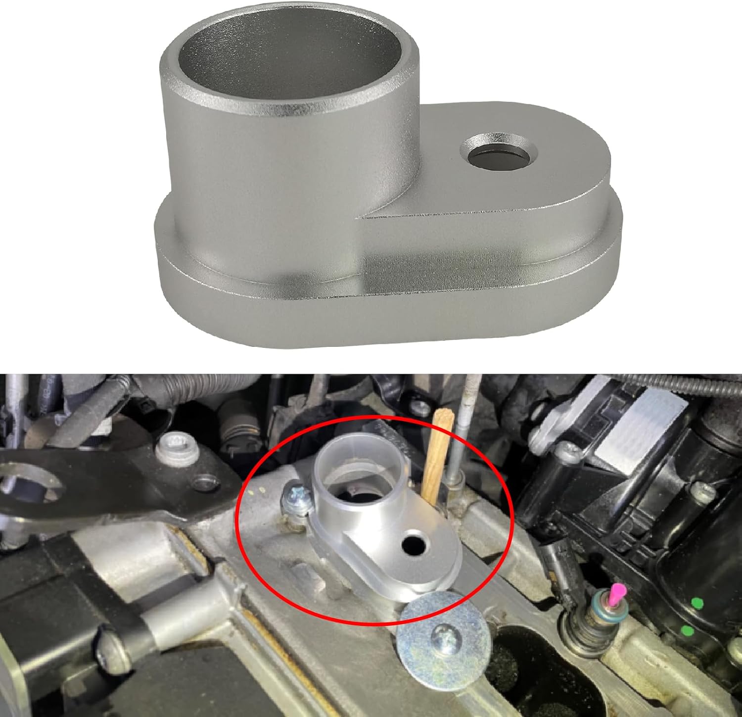 Audi Carbon Cleaning Walnut Blaster Adapter Tool Fit For Volkswagen Audi DI TSI FSI TFSI Engine Intake Port Valve, Aluminum