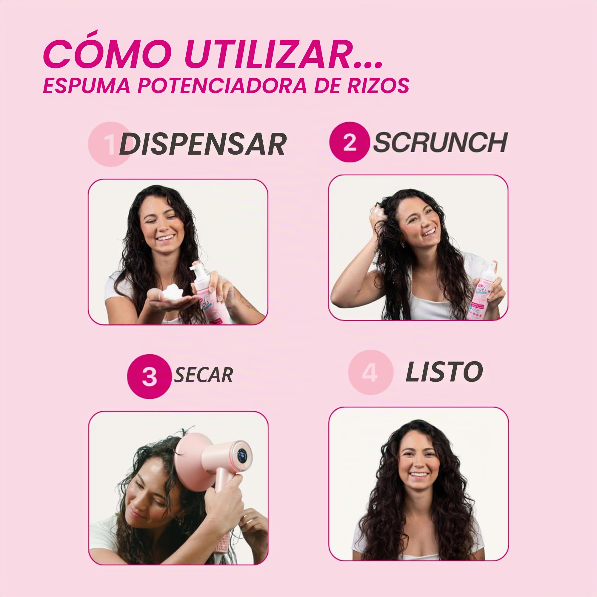 Dippity Do Mousse para mejorar los rizos para niñas