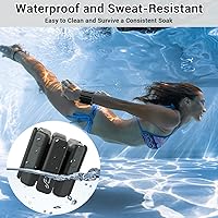 Vista 4 de Sportneer Wrist & Ankle Weights for Women Men - 1 Pair (1 lb/2 lb Each) Adjustable Weighted Bracelet Silicone Bangles for Yoga, Dance, Pilates