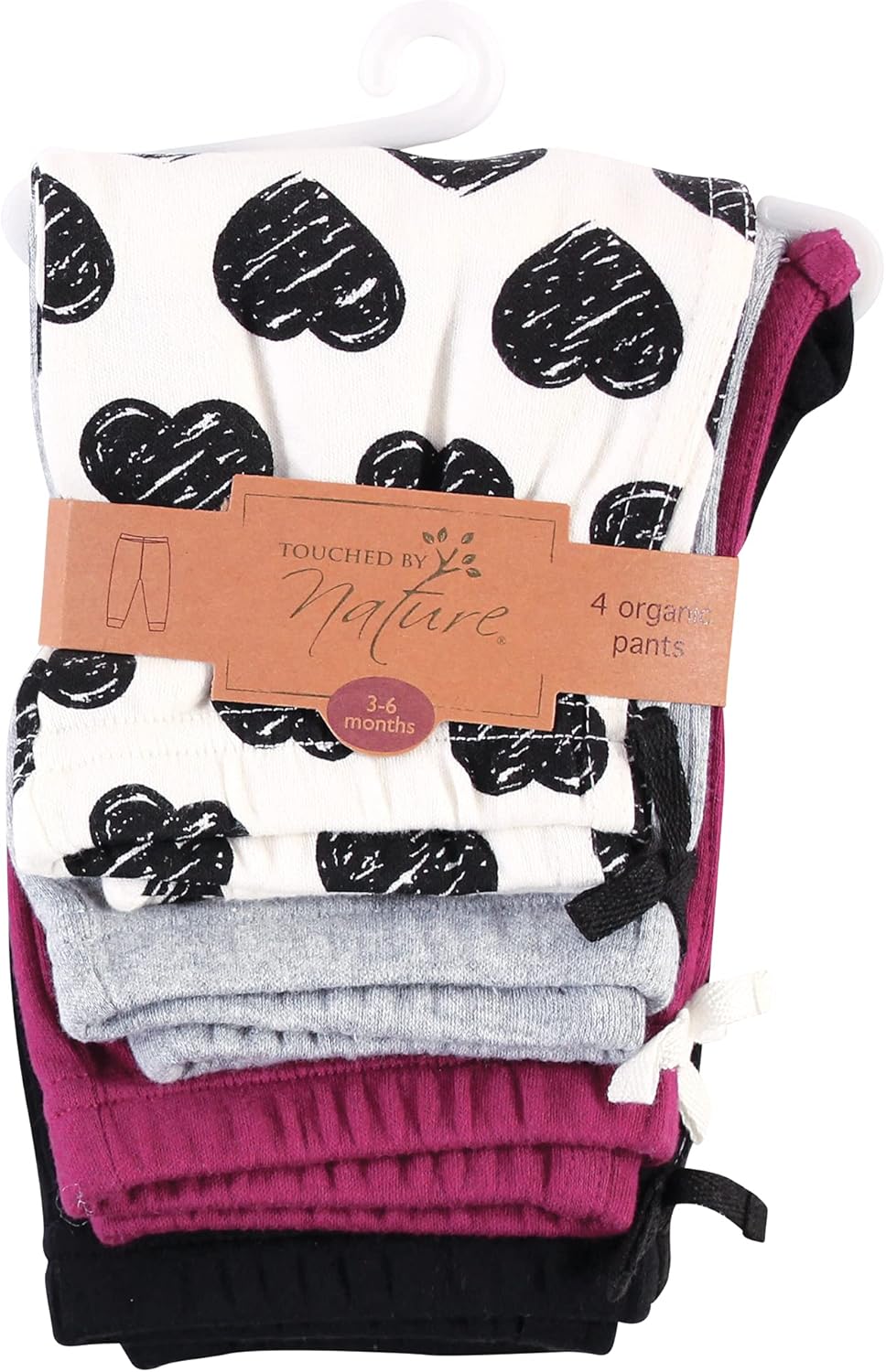 Touched by Nature Unisex Baby Organic Cotton Pants: Clothing