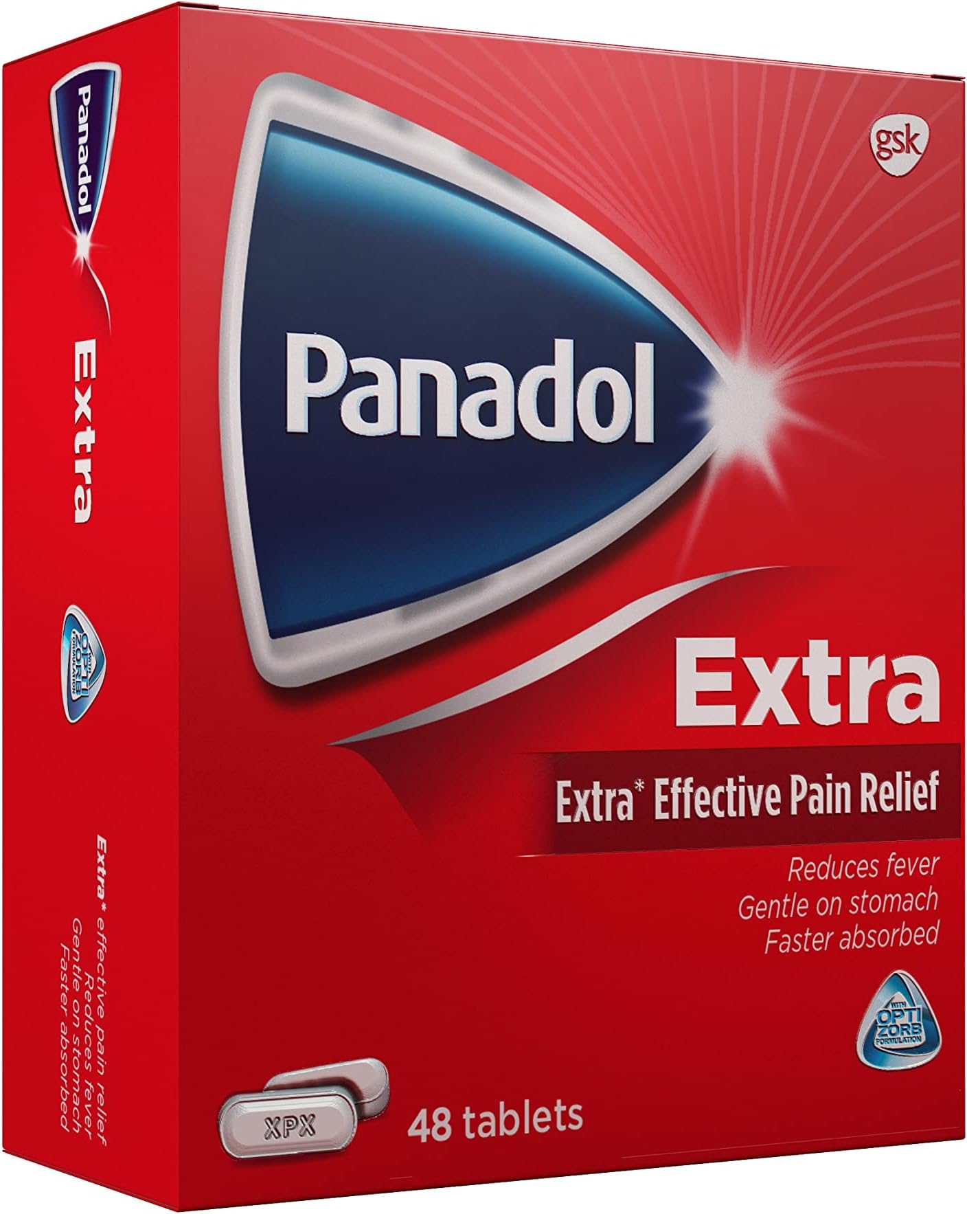 Panadol Extra with Optizorb 48 Tablets